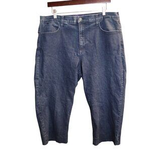 #782 Not Your Daughters' Jeans Women's 14 Dark Wash Denim Capri Jeans